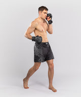 Venum Midnight Fury Fight Shorts - Black/Grey/Silver