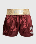 Venum Classic Muay Thaï Short - Black/White/White  Fight Co
