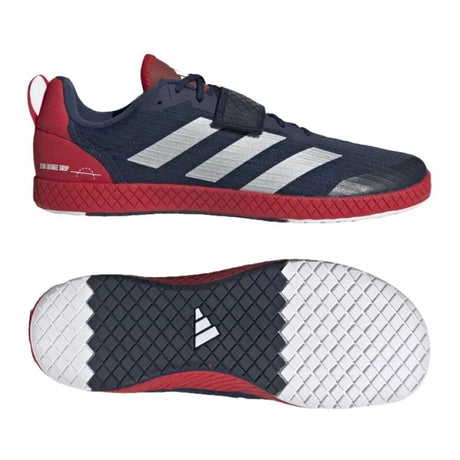 Adidas The Total Weightlifting Boots - Navy Blue/Red