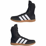Adidas Box Hog Wide Boxing Boots - Core Black / Ftwr White / Core Black