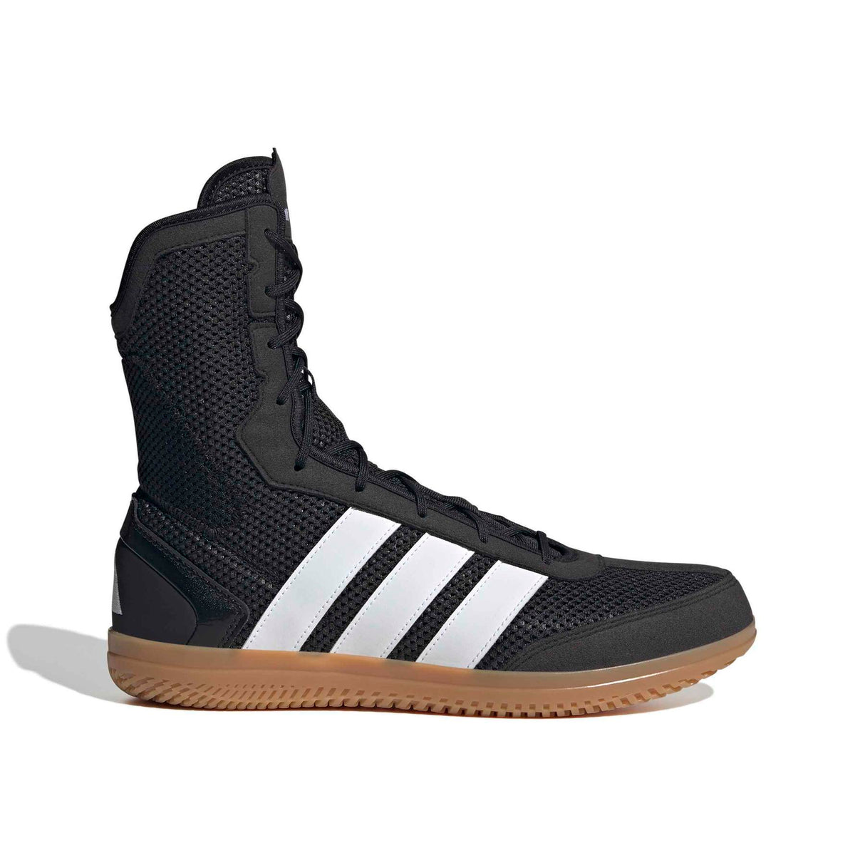 Adidas Box Hog Wide Boxing Boots - Core Black / Ftwr White / Core Black