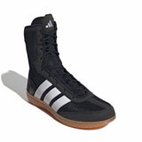 Adidas Box Hog Wide Boxing Boots - Core Black / Ftwr White / Core Black