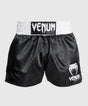 Venum Classic Muay Thaï Short - Black/White/White  Fight Co