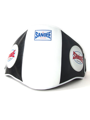 Sandee Muay Thai Boxing Belly Pad Black-White Fight Co