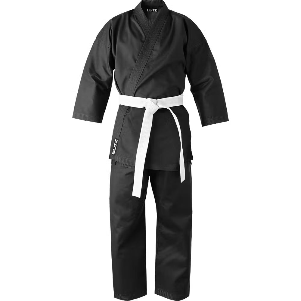 Blitz Kids 6oz Lightweight Karate Gi - Black