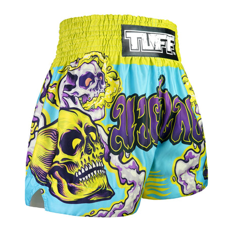 TUFF Muay Thai Shorts - Trippy Skull