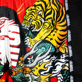 TUFF New Retro Style Shorts - Chinese Dragon and Tiger