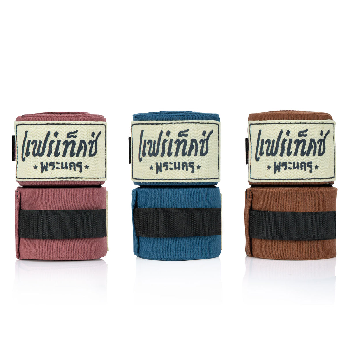 Fairtex Phra Nakhon Retro Hand Wraps Set of 3 Pairs