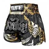 TUFF Muay Thai Shorts - Thai King Of Naga Black