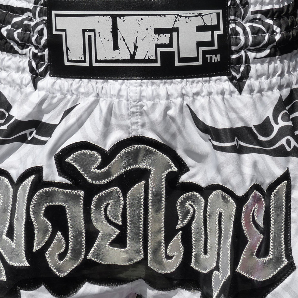 TUFF Muay Thai Shorts - The Great Hongsa White