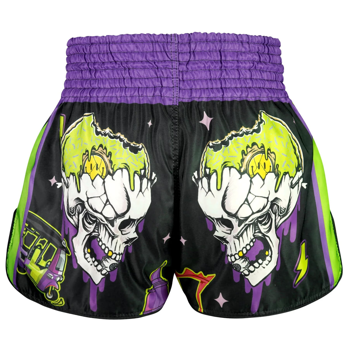 TUFF High Cut Retro Style Shorts - The TKO Night