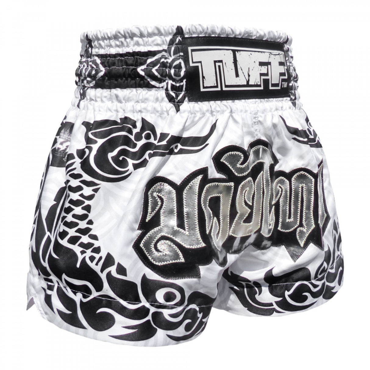 TUFF Muay Thai Shorts - The Great Hongsa White