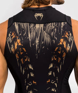 Venum Tiger Men's Sleeveless Rash Guard - Black/Neon Orange