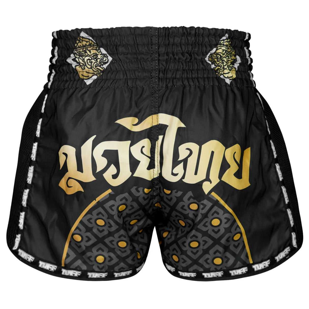 TUFF New Retro Style Shorts - Singha Yantra with War Flag