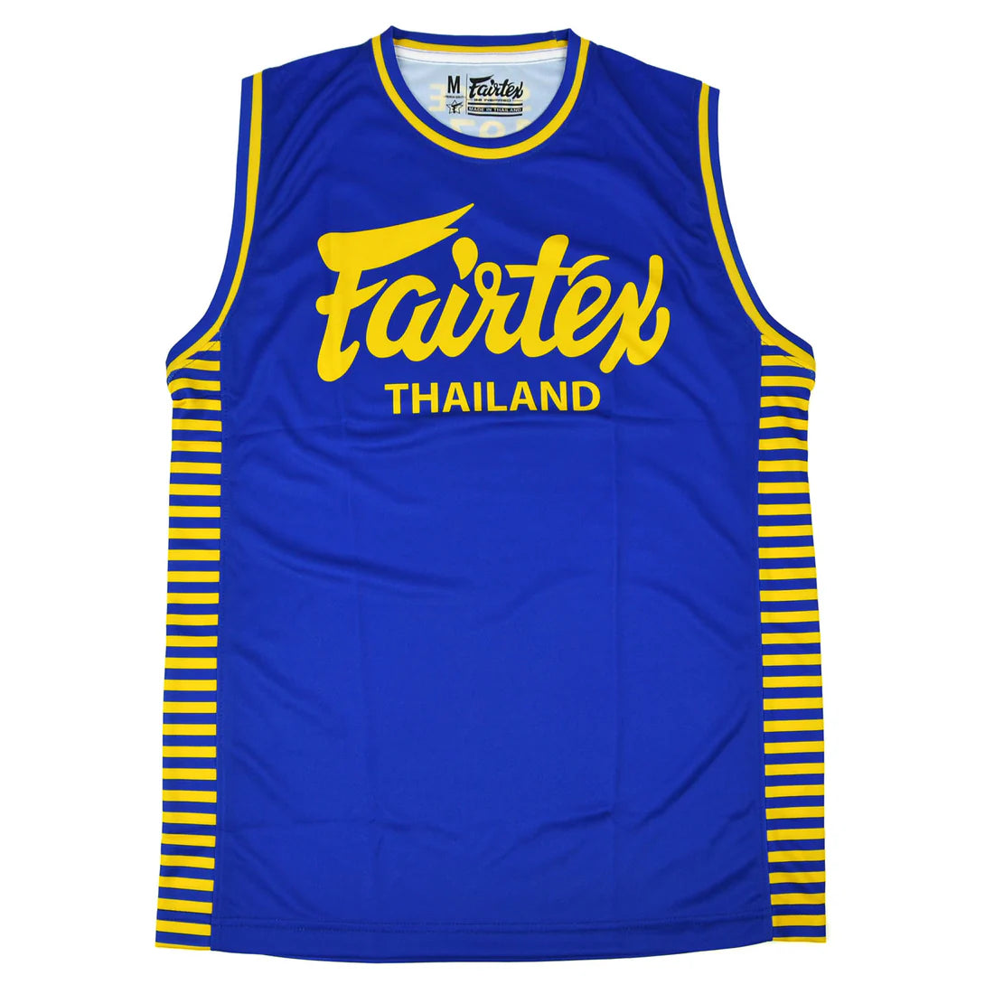 Fairtex MTT42 Tank Top - Blue/Yellow