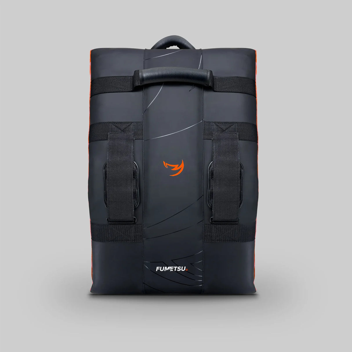 Fumetsu Icon Square Kick Shield - Black/Orange