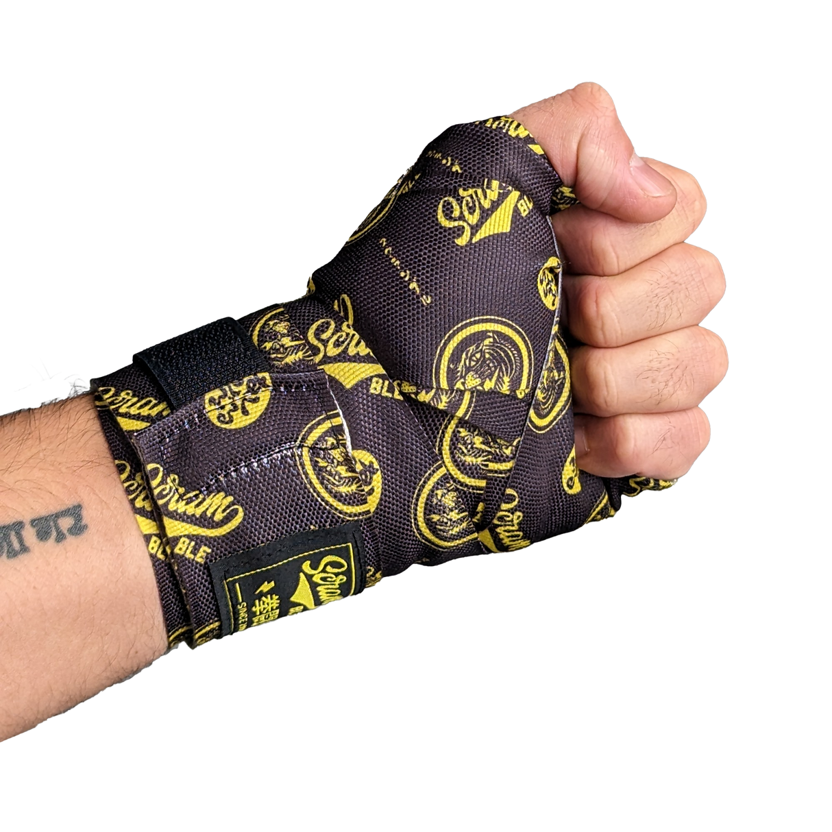 Scramble Logotype Hand Wraps