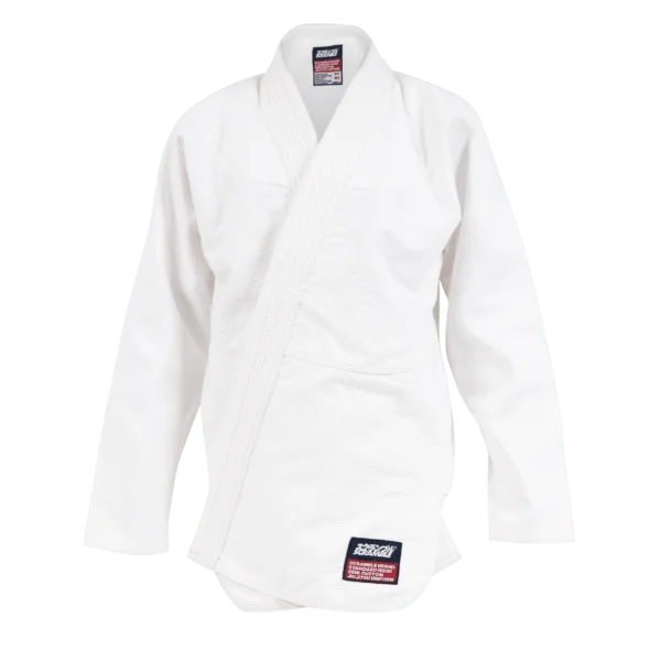 Scramble Kids Standard Issue BJJ GI - White  Fight Co