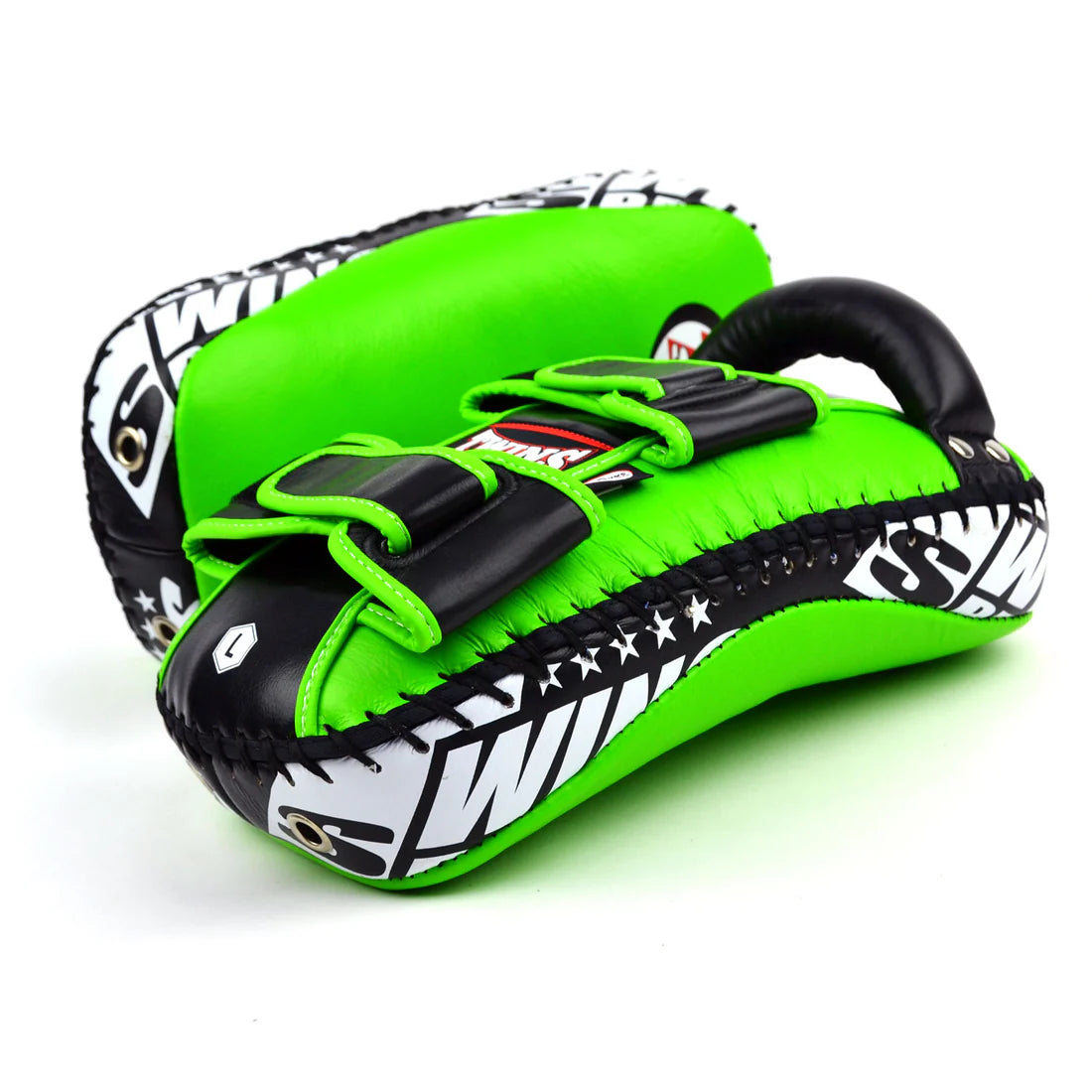 Twins Special Curved  Leather Thai Kick Pads
