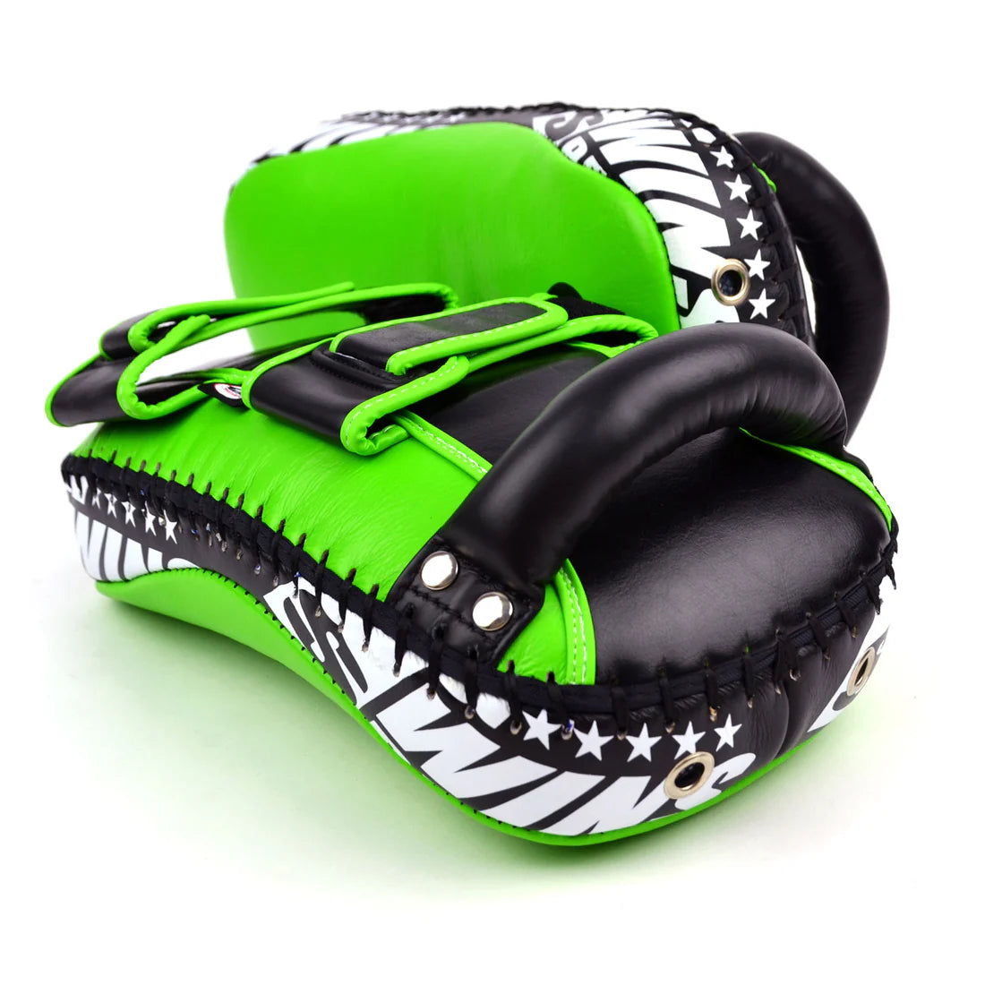 Twins Special Curved  Leather Thai Kick Pads