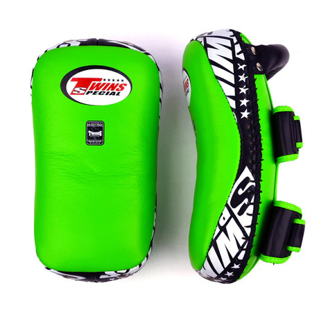 Twins Special Curved  Leather Thai Kick Pads