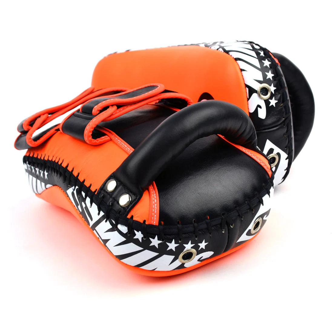 Twins Special Curved  Leather Thai Kick Pads