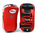 Twins Special Curved  Leather Thai Kick Pads