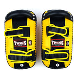 Twins Special Curved  Leather Thai Kick Pads