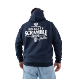 Scramble Puff Print Hoody - Blue