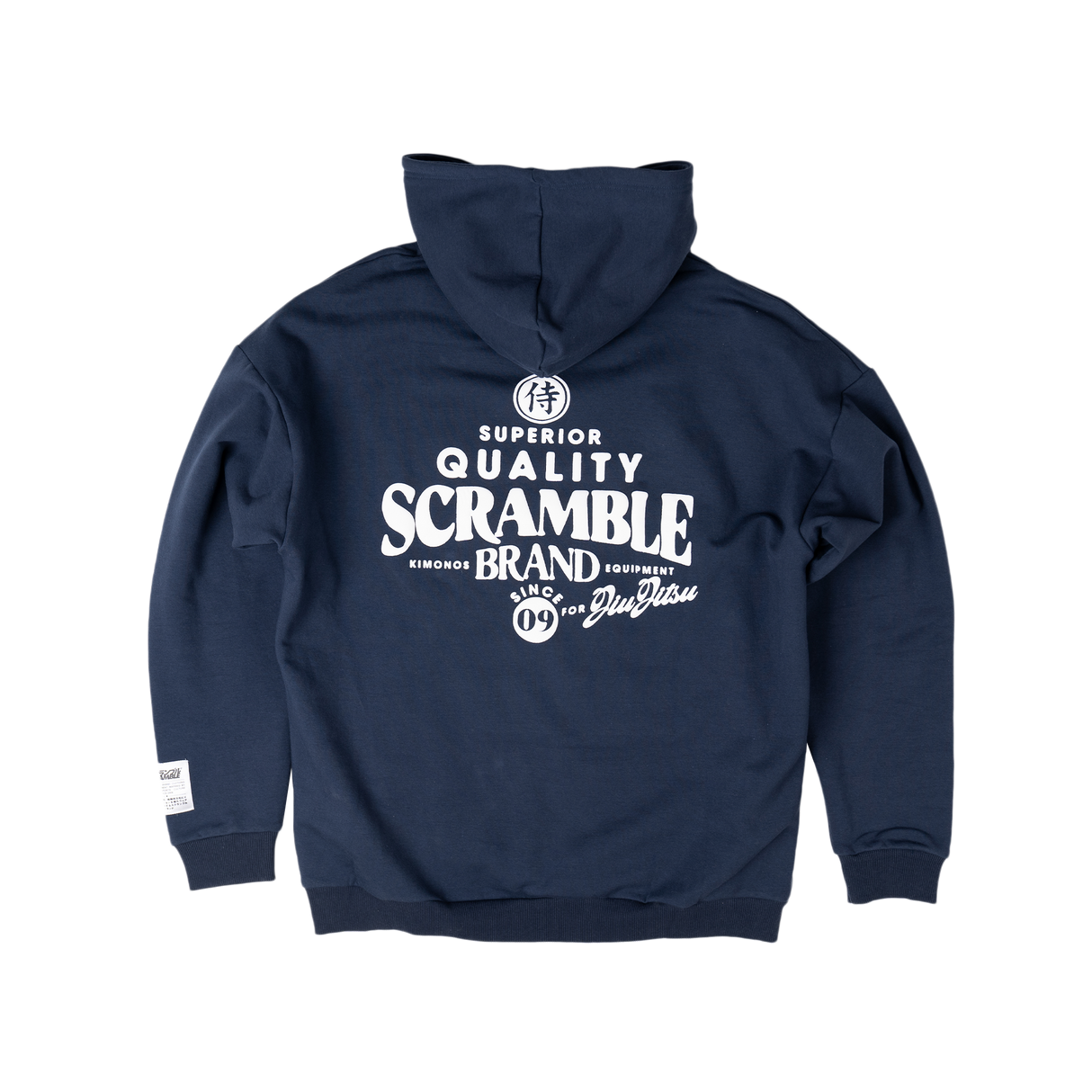 Scramble Puff Print Hoody - Blue