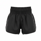 Black shorts on a white background