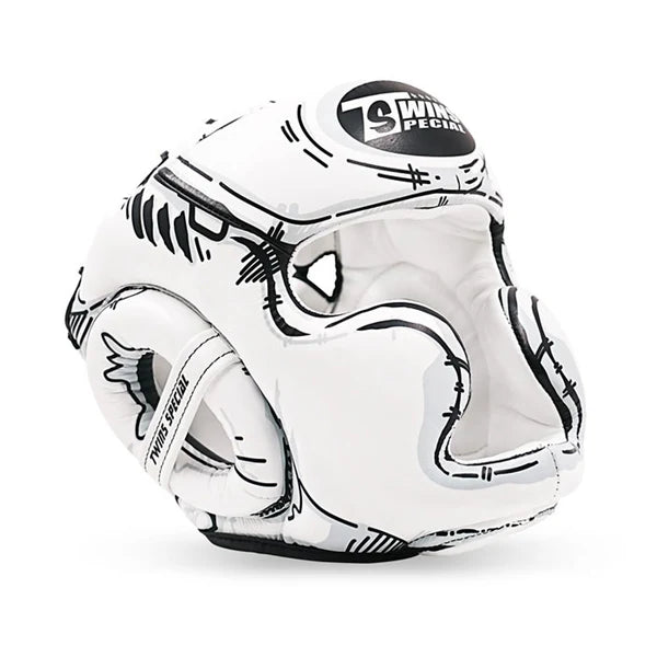 Twins Special Comic Leather Sparring Head Guard