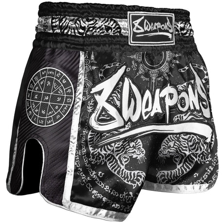 8 WEAPONS Shorts, Carbon, Sak Yant Tigers, black 8 WEAPONS