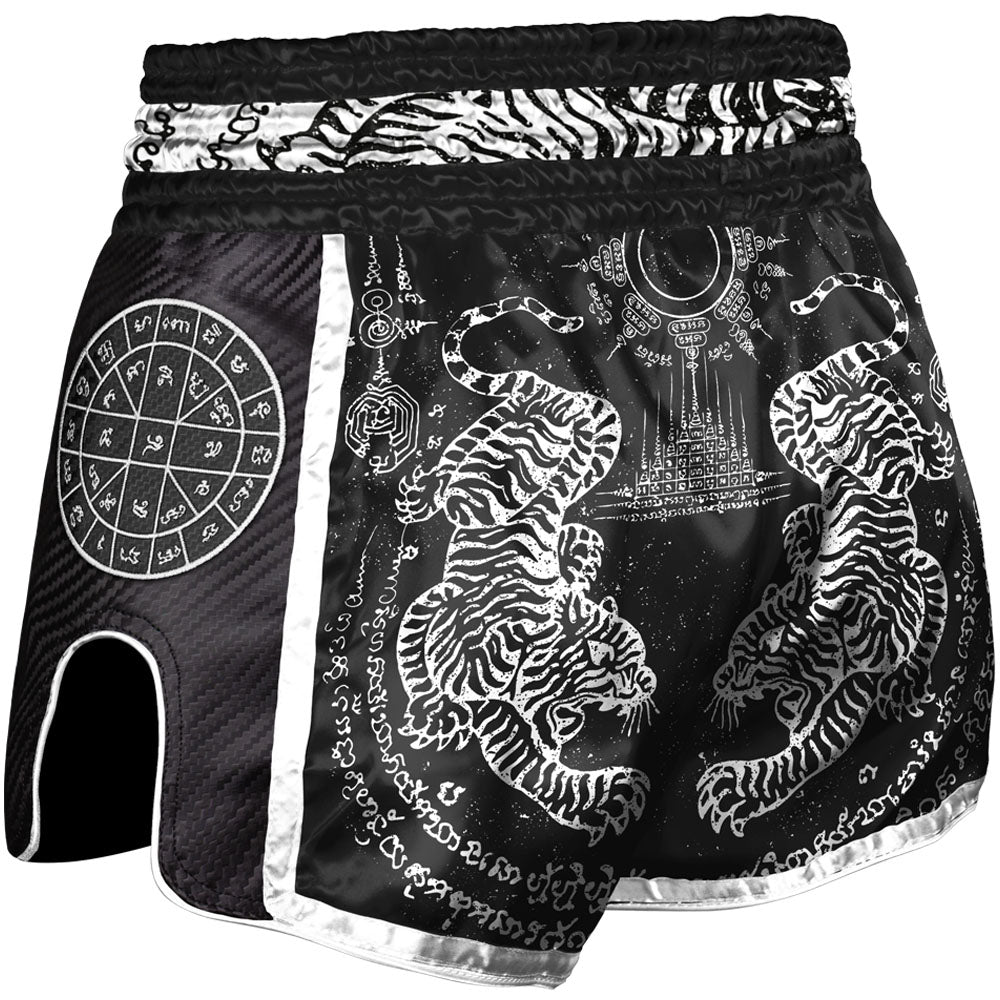 8 WEAPONS Shorts, Carbon, Sak Yant Tigers, black 8 WEAPONS