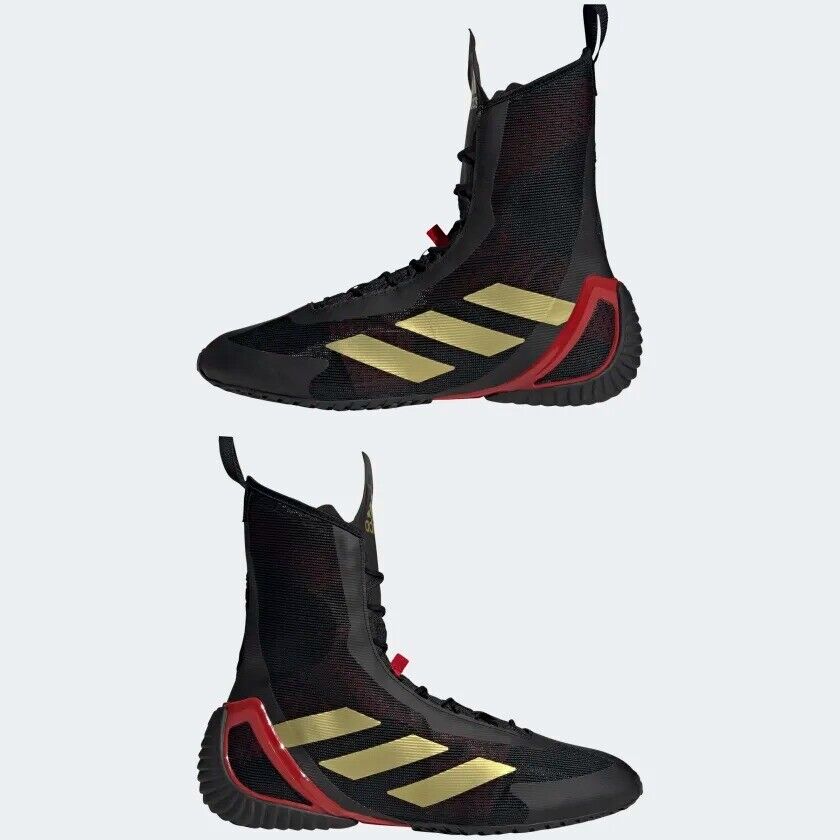 Adidas Speedex Ultra Boxing Boots - Black Gold Adidas