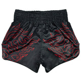 Fairtex Muay Thai Boxing Lava Muaythai Shorts Black - Toprank Sport™