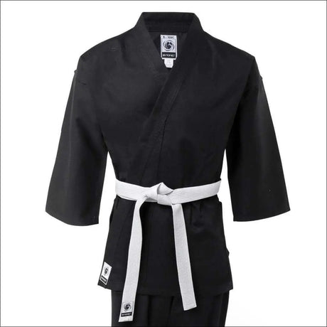 Bytomic Adult 100% Cotton Student Black Karate Uniform Bytomic