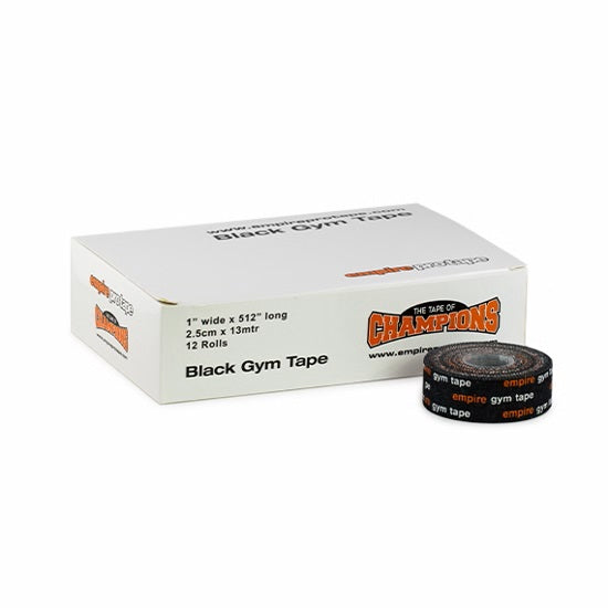 Empire Black Gym Tape 2.5cm x 13mtr Empire Tapes