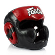 Fairtex Black-Red Full Coverage Headguard Fairtex