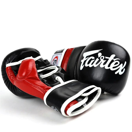 Fairtex Black-Red Super Sparring MMA Gloves Fairtex