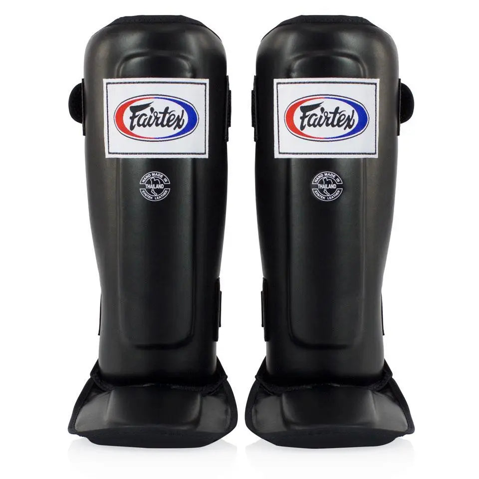 Fairtex Double Padded Shin Guards - Black Fairtex