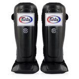 Fairtex Double Padded Shin Guards - Black Fairtex