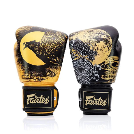 Fairtex Harmony Six Black Gold Boxing Gloves Fairtex