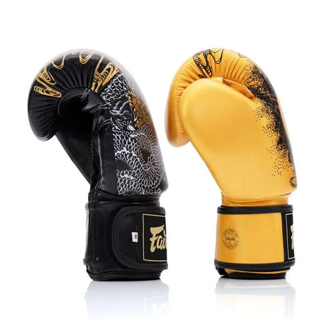 Fairtex Harmony Six Black Gold Boxing Gloves Fairtex