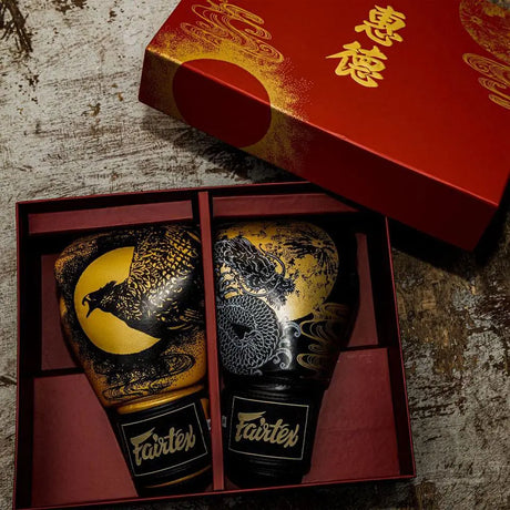 Fairtex Harmony Six Black Gold Boxing Gloves Fairtex