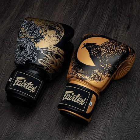 Fairtex Harmony Six Black Gold Boxing Gloves Fairtex