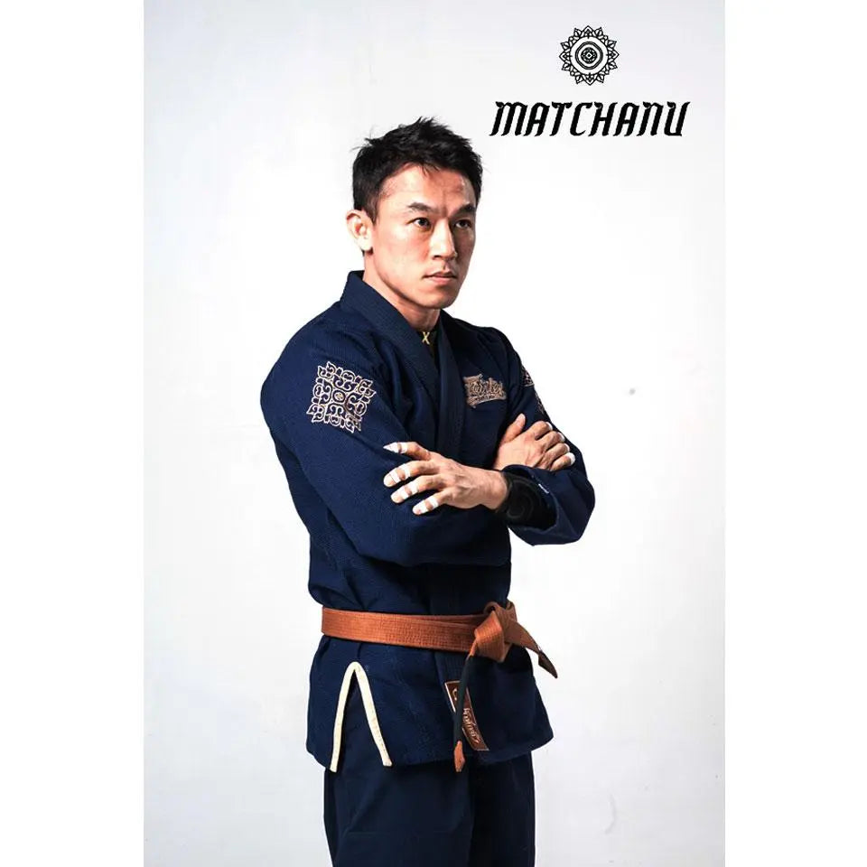 Fairtex Matchanu Premium BJJ Gi Navy Fairtex