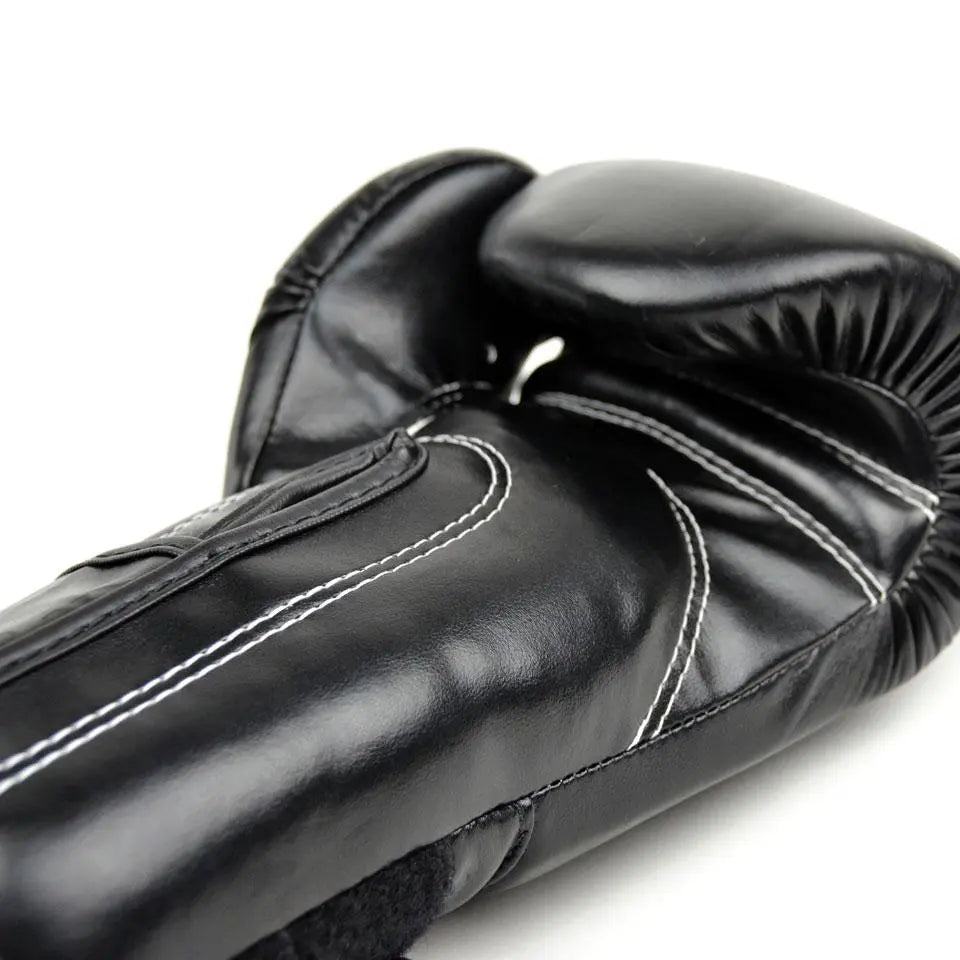 Fairtex Solid Black Lightweight Boxing Gloves Fairtex