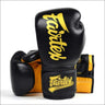 Fairtex Super Sparring Gloves - Black Gold Fairtex