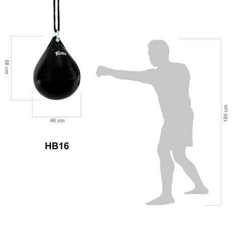 Fairtex Water Filled Heavy Punch Bag - 46cm Fairtex